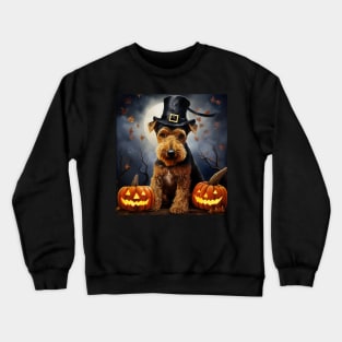 Welsh terrier Halloween Crewneck Sweatshirt